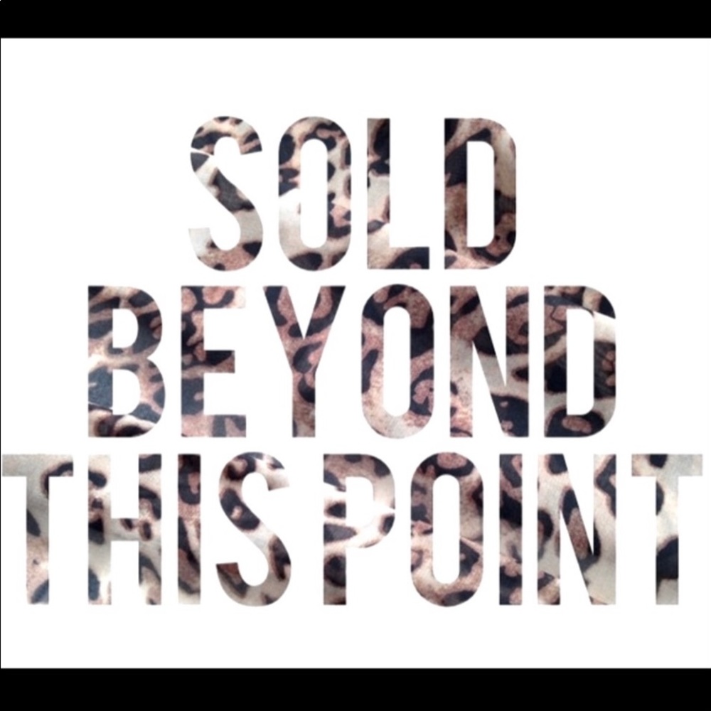 Everything beyond this point has sold!